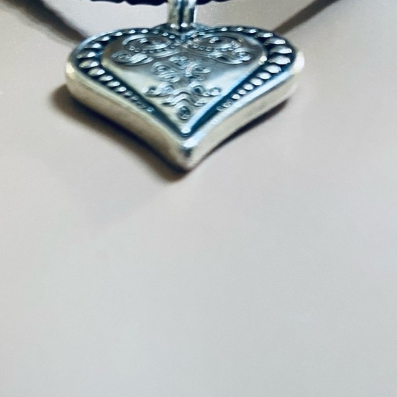 Brighton J40420 Ophelia Black Leather Necklace in Excellent Condition FIRM - Picture 4 of 9